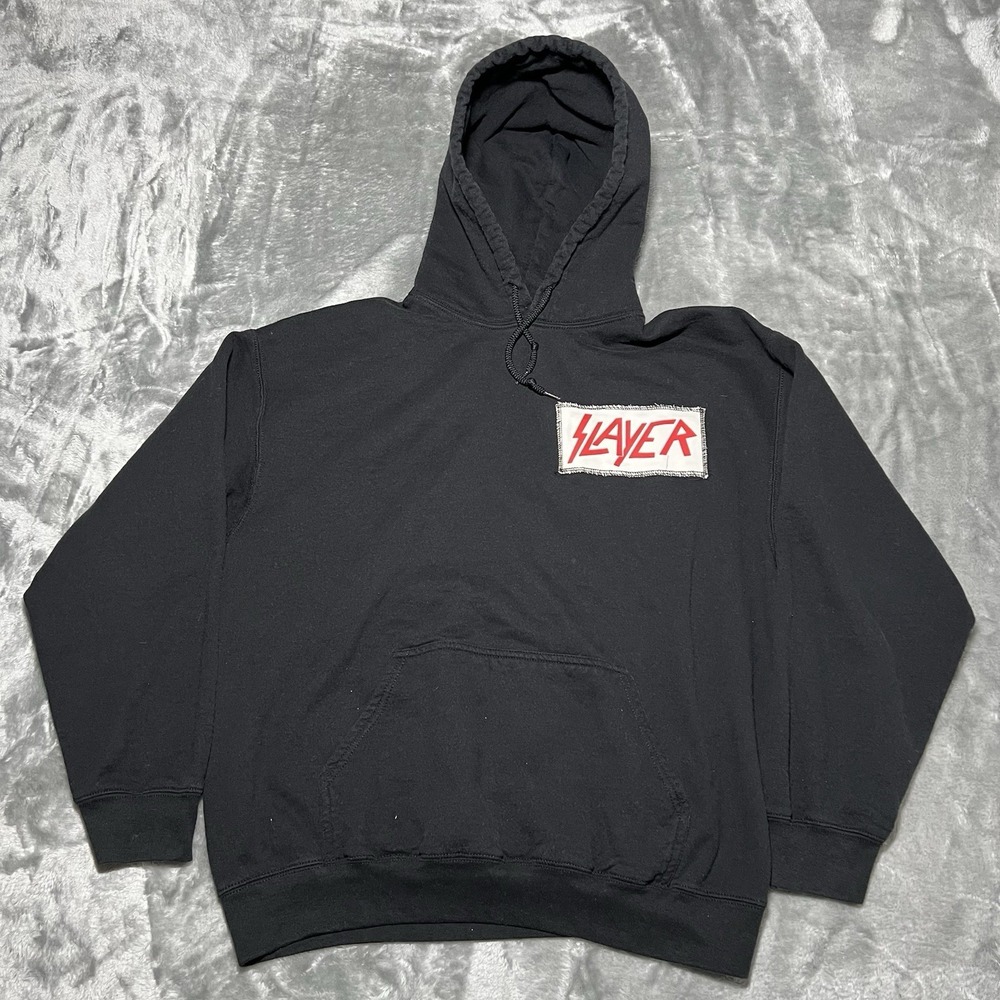 Slayer Hoodie Men Size Large 'Got Hope' Thrash Metal Sweatshirt